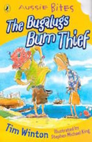 Céití recommends THE BUGALUGS BUM THIEF by Tim Winton, illustrated by Stephen Michael King.