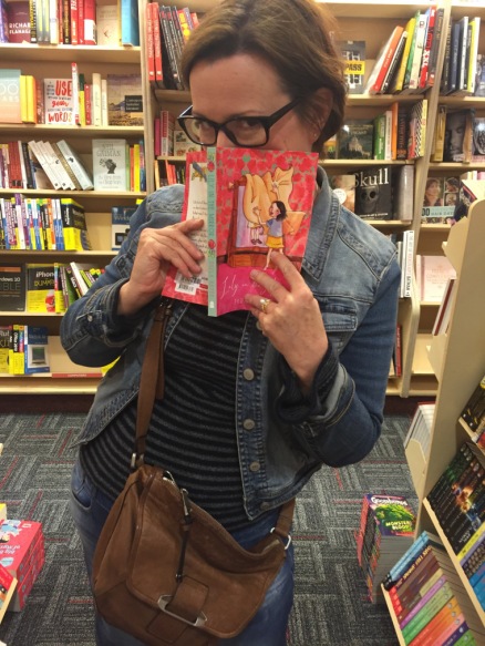 Paula Hayes discovers a copy of Lily in the Mirror in a bookshop.