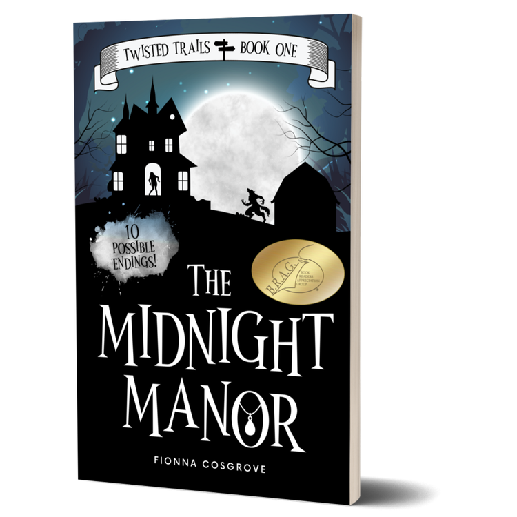 The cover of the book The Midnight Manor by Fionna Cosgrove.