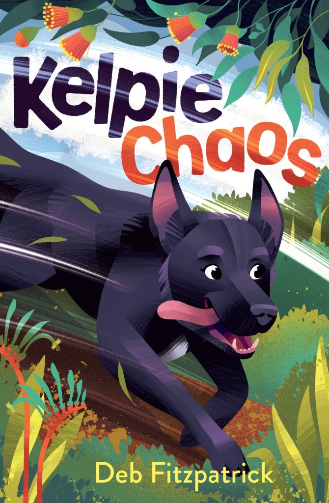 The cover of a children's book: Kelpie Chaos by Deb Fitzpatrick